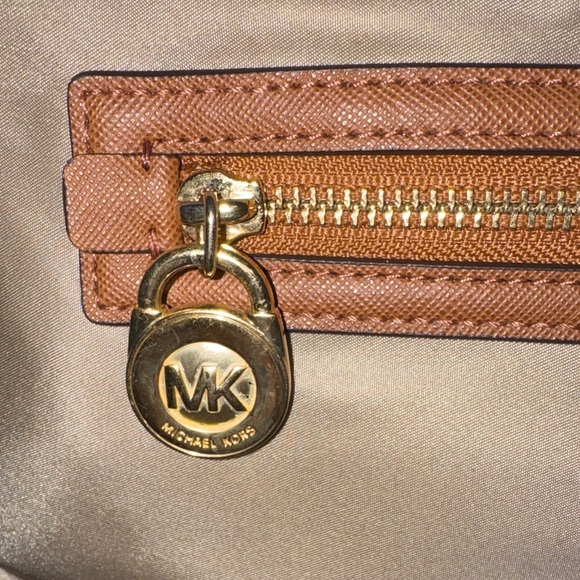 Michael Kors Tan and Brown Tote Bag- Excellent Condition - Picture 3 of 15